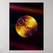Voyager 1 Goldene Aufzeichnung Poster (Vorne)