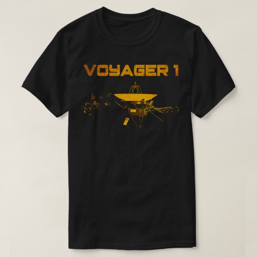 Voyager 1 Interstellar Space Probe 10 T-Shirt (Design vorne)