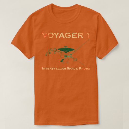 Voyager 1 Interstellar Space Probe 17 T-Shirt (Design vorne)