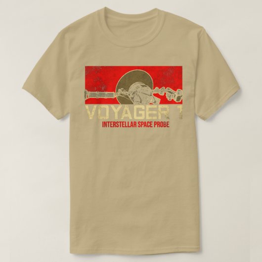 Voyager 1 Interstellare Space Probe4 T-Shirt (Design vorne)