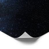 Voyager 1 plaque & Milky Way Galaxy Panorama Poster (Ecke)