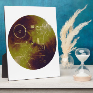 Voyager 1 und 2 Golden Record Sounds of Earth Fotoplatte