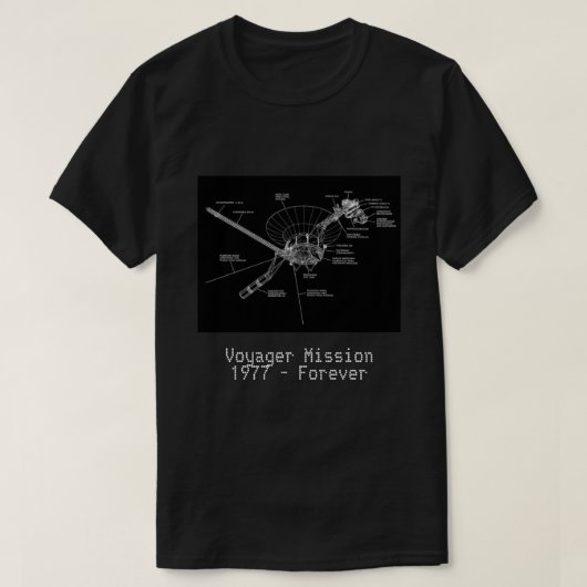 Voyager-Auftrag-T - Shirt (Design vorne)