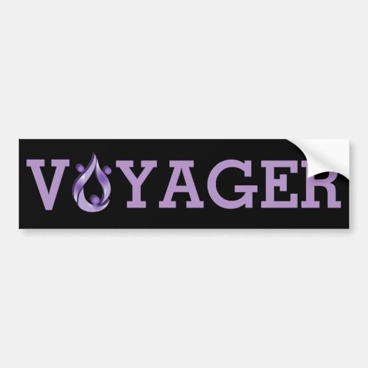 Voyager Autoaufkleber (Vorne)