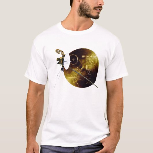 Voyager erkundet mit Rekord. T-Shirt (Vorderseite)