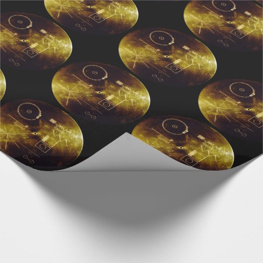 Voyager Golden Record Geschenkpapier (Ecke)