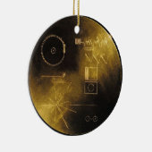 Voyager-goldene Aufzeichnung Keramikornament (Rechts)