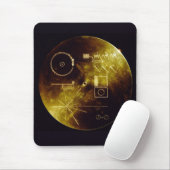 Voyager-goldene Aufzeichnung Mousepad (Mit Mouse)