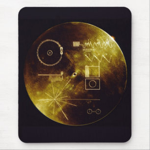 Voyager-goldene Aufzeichnung Mousepad