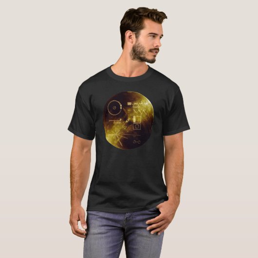 Voyager-goldene Aufzeichnung T-Shirt (Vorne ganz)