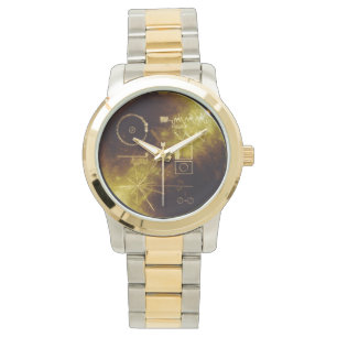 Voyager-goldene Aufzeichnungs-Armbanduhr Armbanduhr