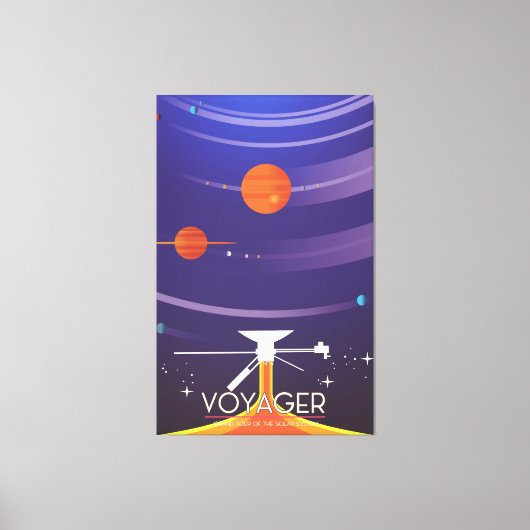Voyager Grand Tour Science poster Leinwanddruck (Vorderseite)
