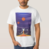 Voyager Grand Tour Science poster T-Shirt (Vorderseite)