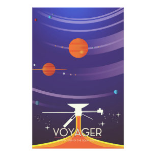 Voyager Grand Tour Wissenschaftsposter Fotodruck