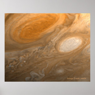 Voyager Ich sehe Jupiters großen roten Fleck Poster