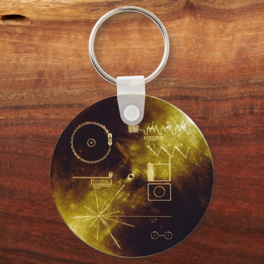 Voyager-Meldung Schlüsselanhänger (Vorderseite)