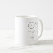 Voyager-Mitteilung Kaffeetasse (VorderseiteRechts)