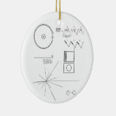 Voyager-Mitteilung Keramik Ornament (Rechts)