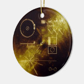 Voyager-Mitteilung Keramik Ornament (Links)