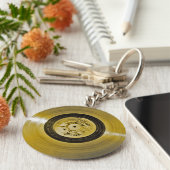 Voyager Spacecraft Golden Record Schlüsselanhänger (Seite)