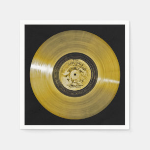 Voyager Spacecraft Golden Record Serviette