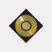 Voyager Spacecraft Golden Record Serviette (Ecke)