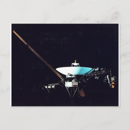 VOYAGER SPACECRAFT POSTKARTE (Vorderseite)