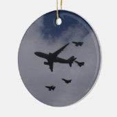 Voyager und Taifune Keramikornament (Links)