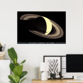 Voyager's Farewell to Saturn Poster (Heimbüro)