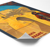 Voyages en Espagne Pont de Tolede Vintage Poster (Ecke)