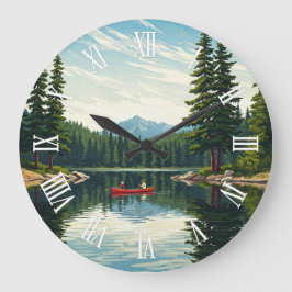 Voyageurs National Park Minnesota Travel Große Wanduhr