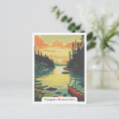 Voyageurs National Park, Minnesota USA Postkarte (Stehend Vorderseite)