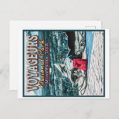 VOYAGEURS NATIONAL PARK - MINNESOTA VEREINIGTE STA POSTKARTE (Vorne/Hinten)
