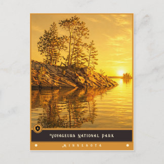 Voyageurs National Park | Minnesota Vintage Postkarte