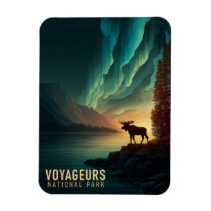 Voyageurs National Park Vintage Magnet