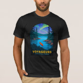 Voyageurs National Park Vintage Travel T-Shirt (Vorderseite)