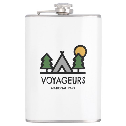 Voyageurs Nationalpark Flachmann (Vorderseite)