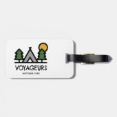 Voyageurs Nationalpark Gepäckanhänger (Rückseite horizontal)