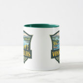 Voyageurs Nationalpark Illustration Retro Abzeiche Tasse (Zentrum)