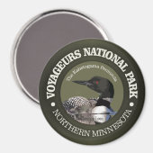 Voyageurs Nationalpark (Loon) Magnet (Vorderseite/Rückseite)