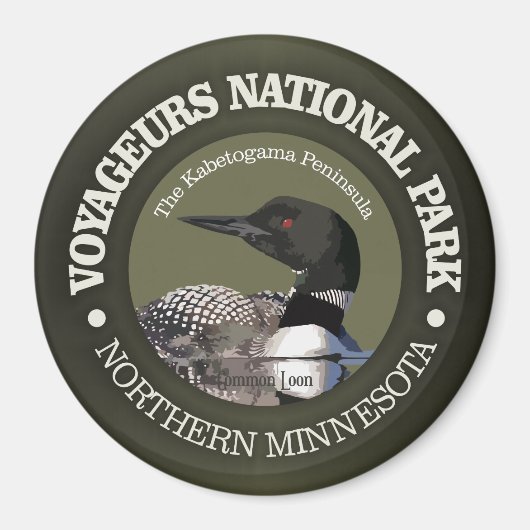 Voyageurs Nationalpark (Loon) Magnet (Vorne)