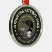 Voyageurs Nationalpark (Loon) Ornament Aus Metall (Rechts)