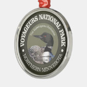 Voyageurs Nationalpark (Loon) Ornament Aus Metall (Links)