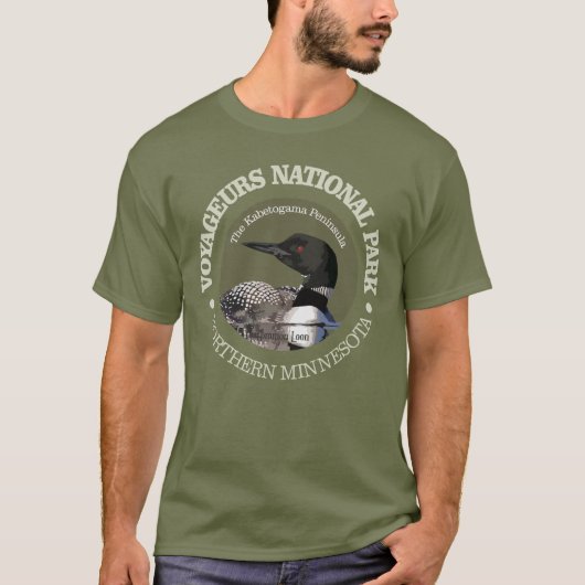 Voyageurs Nationalpark (Loon) T - Shirt (Vorderseite)