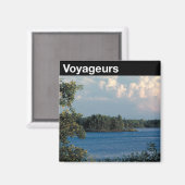 Voyageurs Nationalpark Magnet (Vorderseite/Rückseite)
