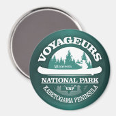Voyageurs Nationalpark Magnet (Vorderseite/Rückseite)