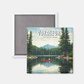 Voyageurs Nationalpark Minnesota Magnet (Vorderseite/Rückseite)