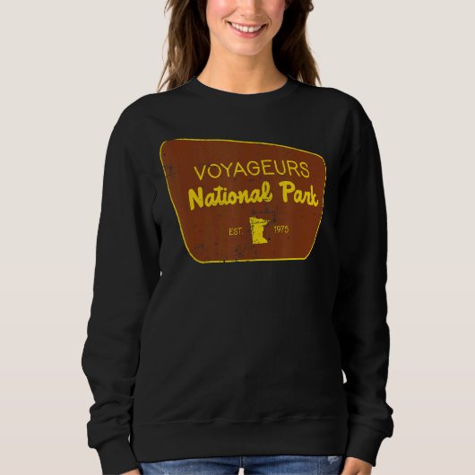 Voyageurs Nationalpark Minnesota Naturschutzgebiet Sweatshirt (Vorderseite)