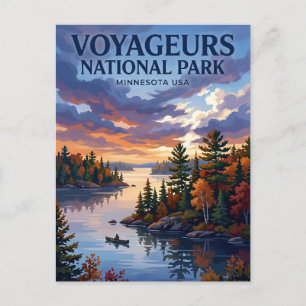 Voyageurs-Nationalpark Minnesota Postkarte