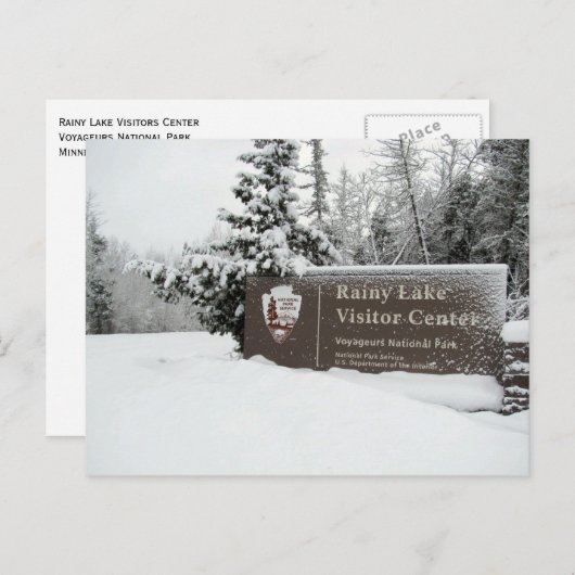 Voyageurs Nationalpark, Minnesota Postkarte (Vorne/Hinten)